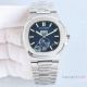 TW Factory V2 Patek Philippe Moon Nautilus Cal.324 Watch Ombre Dial Blue Rubber Strap (2)_th.jpg